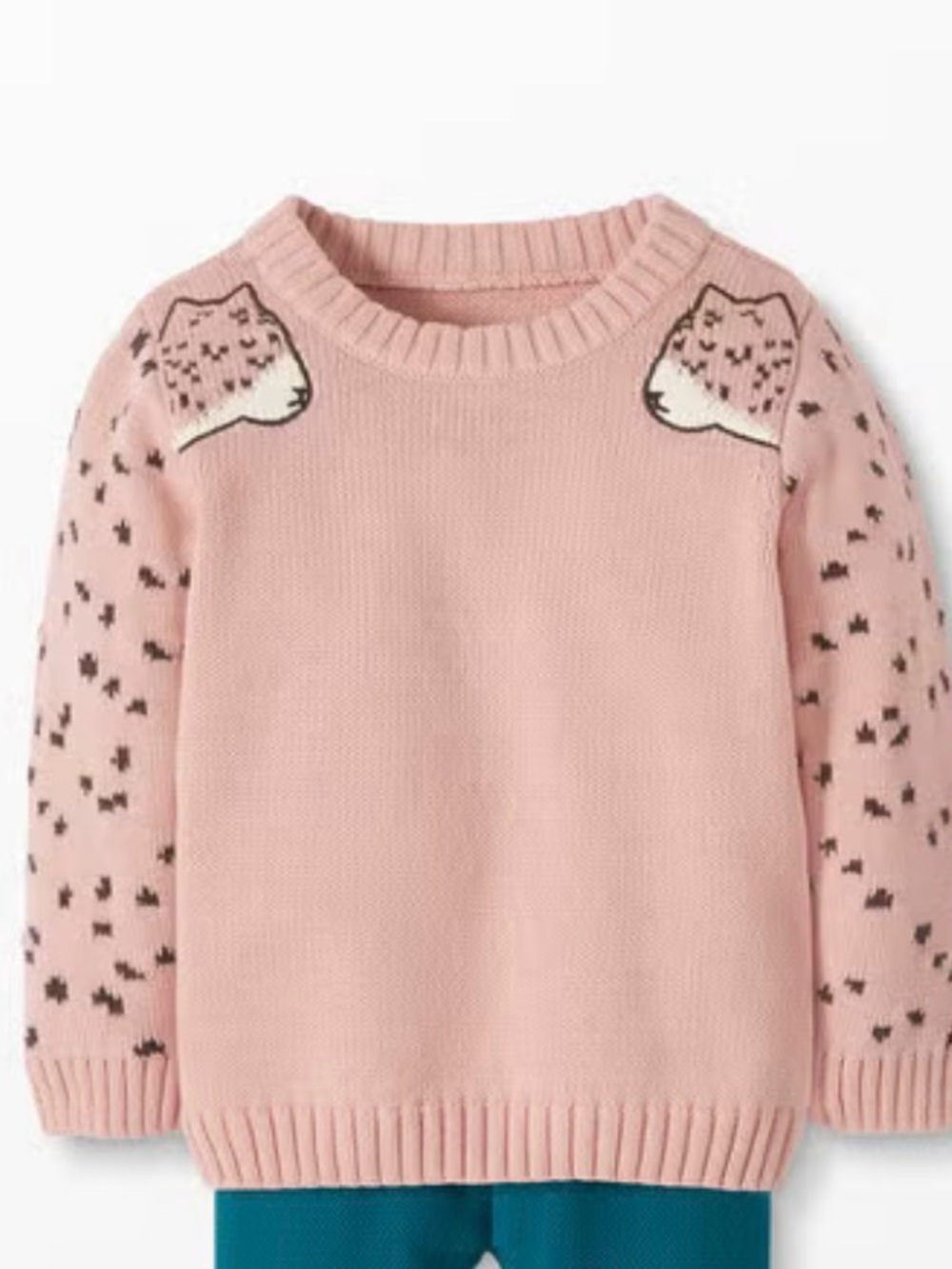 Hanna Andersson Cheetah Sweater 12-18 months